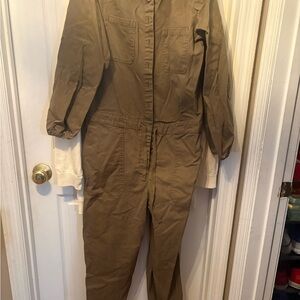 Aerie Brown Jumpsuit